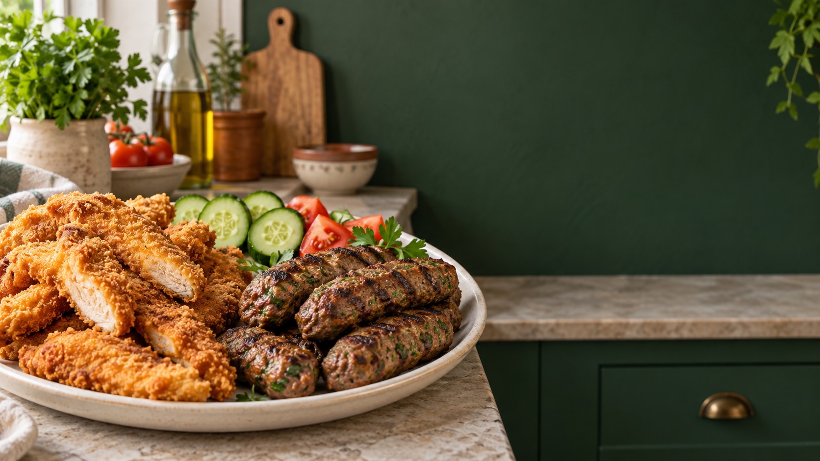 وجبة مقترحة بعد طهي أصناف نوجا